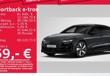 Audi A6 e-tron 55.122 km 61.449 &euro; Eching 85386