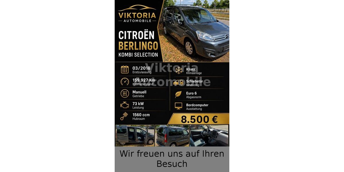 Citroen Berlingo 159.927 km 8.500 &euro; Saarlouis 66740